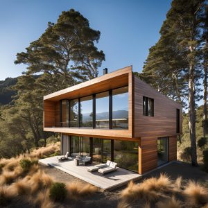 Casas Nortid estilo moderno de 1 piso y de 150 metros cuadrados ubicad en un paisaje del sur de Ch (2)